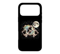 Custodia per iPhone 17 Pro Max Rats Howling At The Moon - Simpatico topo divertente per amanti dei topi
