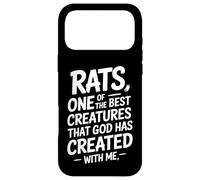 Custodia per iPhone 17 Pro Max Ratti divertenti che dicono una creatura creata da Dio