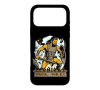 Custodia per iPhone 17 Pro Max Re Leonida di Sparta 540 dc Spartano con elmetto