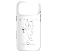 Custodia per iPhone 17 Pro Max Read Between the Wines Book Club Women Wine & Books Reading
