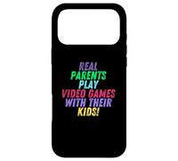 Custodia per iPhone 17 Pro Max Real Parents Play Video Games With Their Kids Gamer Mom Dad