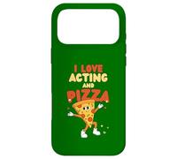 Custodia per iPhone 17 Pro Max Recitazione Design, Amo Recitare E Pizza