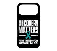 Custodia per iPhone 17 Pro Max Recovery Matters Drug Alcol Addiction Awareness Teal