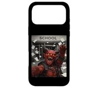 Custodia per iPhone 17 Pro Max Red Devil, meme selfie divertente, ultimo giorno di scuola