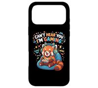 Custodia per iPhone 17 Pro Max Red Panda Gaming Can't Hear You I'm Gaming Red Panda