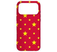 Custodia per iPhone 17 Pro Max Red Yellow Star China Color Symbolic Chinese Pattern