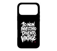 Custodia per iPhone 17 Pro Max Regalo Compleanno Divertente Non Invecchio Divento Vintage