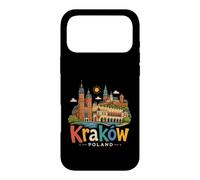 Custodia per iPhone 17 Pro Max Regalo disegnato a mano del punto di riferimento del souvenir di viaggio di Cracovia Polonia