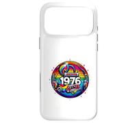 Custodia per iPhone 17 Pro Max Regalo per 50° compleanno 1976 Disco Peace Vintage Love Retro Funk