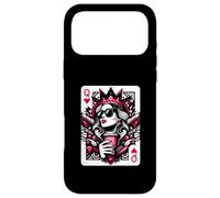 Custodia per iPhone 17 Pro Max Regina Di Cuori Coffee Lover Donne Gioco D'azzardo Gambler