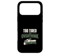 Custodia per iPhone 17 Pro Max Registrazione Terapia Logger Terapia Umorismo Motosega Life Forest