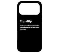 Custodia per iPhone 17 Pro Max Relatable Funny Dictionary Definition Equality