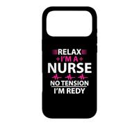 Custodia per iPhone 17 Pro Max Relax I'm A Nurse No Tension I'm Redy Funny Nursing Nurses