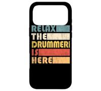 Custodia per iPhone 17 Pro Max Relax The Drummer Is Here per i musicisti di percussioni
