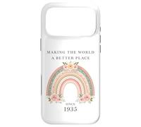 Custodia per iPhone 17 Pro Max Rendere il mondo un posto migliore dal 1935 Compleanno delle donne