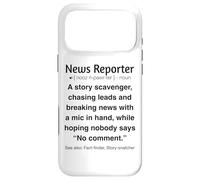 Custodia per iPhone 17 Pro Max Reporter di notizie divertenti