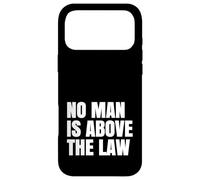 Custodia per iPhone 17 Pro Max Resistere Nessun uomo è al di sopra della legge Giustizia americana Democrazia