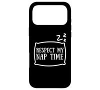 Custodia per iPhone 17 Pro Max Respect My Nap Time Sleeping Napping Tired Snooze Siesta