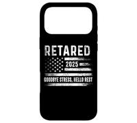 Custodia per iPhone 17 Pro Max Retired 2025 Goodbye Stress Hello Rest Retirement Men Women