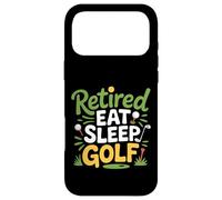 Custodia per iPhone 17 Pro Max Retired Eat Sleep Golf Atleta di golf senior |-