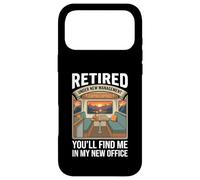 Custodia per iPhone 17 Pro Max Retired Under New Management You’ll Find Me in My New Office