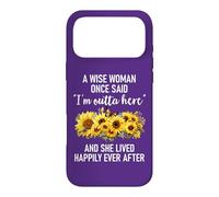 Custodia per iPhone 17 Pro Max Retirement A Wise Woman Once Said I'm Outta Here Im Retired