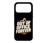 Custodia per iPhone 17 Pro Max Retirement Funny Party Quote Out Of Office Forever