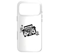 Custodia per iPhone 17 Pro Max Retro 80s 90s Boom-box Vintage Cassette Player Graphic Tee