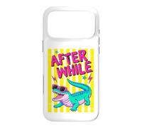 Custodia per iPhone 17 Pro Max Retro Alligator Occhiali Da Sole Dopo Mentre