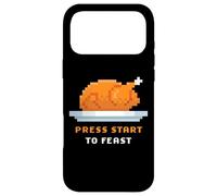 Custodia per iPhone 17 Pro Max Retro Arcade Pixelated Game Turkey - Press Start to Feast