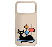 Custodia per iPhone 17 Pro Max Retro Atomic Age Mid-Century Cat Vintage Space Modern Design