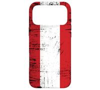 Custodia per iPhone 17 Pro Max Retro Austria bandiera austriaca tifosi sportivi