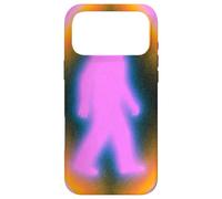 Custodia per iPhone 17 Pro Max Retro Bigfoot Aura Psychedelic Rainbow Squatch Cryptozoology