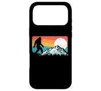 Custodia per iPhone 17 Pro Max Retro Bigfoot Silhouette Rocky Mountains 80s Graphic