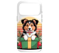 Custodia per iPhone 17 Pro Max Retro Christmas Collie X-Mas Ornaments Collies