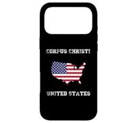 Custodia per iPhone 17 Pro Max Retro Corpus Christi Stati Uniti Distressed Stati Uniti