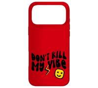 Custodia per iPhone 17 Pro Max Retro Don't Kill My Vibe Hippie