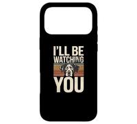 Custodia per iPhone 17 Pro Max Retro Funny Dog Citazioni I'll Be Watching You