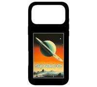 Custodia per iPhone 17 Pro Max Retro Future American Space Program Inspired SciFi Graphic