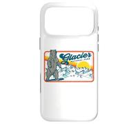 Custodia per iPhone 17 Pro Max Retro Glacier National Park 80's Bear Graphic 80s