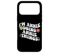 Custodia per iPhone 17 Pro Max Retro Groovy Im ANNIE Doing ANNIE Things Funny Festa della mamma