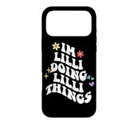 Custodia per iPhone 17 Pro Max Retro Groovy Im Lilli Doing Lilli Things Divertente Festa della mamma