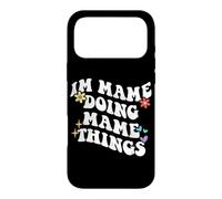 Custodia per iPhone 17 Pro Max Retro Groovy Im Mame Doing Mame Things Divertente Festa della mamma