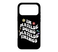 Custodia per iPhone 17 Pro Max Retro Groovy Im Matilde Fare Matilde cose Divertente Madre