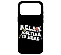 Custodia per iPhone 17 Pro Max Retro Groovy Relax JOSEFINA Is Here Funny Mother's Day Nome