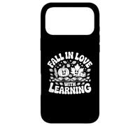 Custodia per iPhone 17 Pro Max Retro Innamorarsi con l'apprendimento Autunno Zucca Insegnante