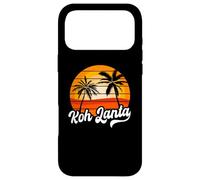 Custodia per iPhone 17 Pro Max Retro Koh Lanta Tramonto Palme Vintage Travel Design