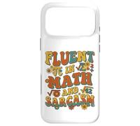 Custodia per iPhone 17 Pro Max Retro Ondulato Fluente In Matematica E Sarcasmo Groovy Flower Teacher