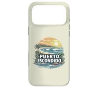 Custodia per iPhone 17 Pro Max Retro Puerto Escondido Paesaggio Vintage Souvenir