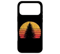 Custodia per iPhone 17 Pro Max Retro Sun Minimalist Pine Tree Design - Graphic 80's